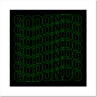 G.O.D Wave Square Posters and Art